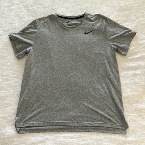 Men’s Heather Grey Dri-fit Workout Shirt - Picture 1 of 8